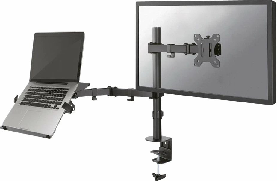 Mbajtëse tavoline për monitor dhe laptop Neomounts FPMA-D550NOTEBOOK, e zezë