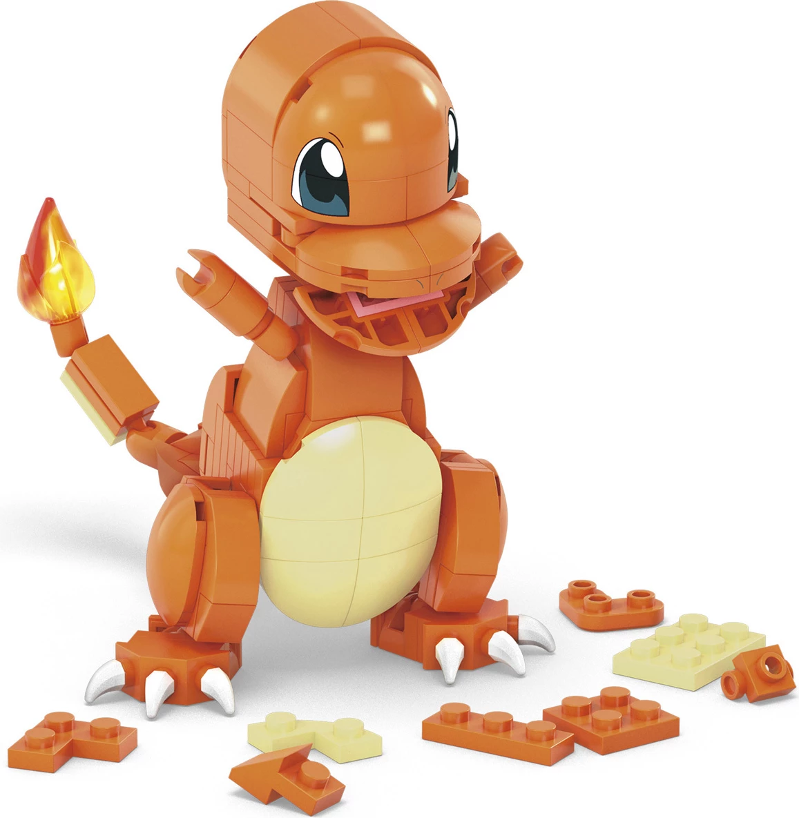 Pokemon Mega Charmander Build and Show Construction Set