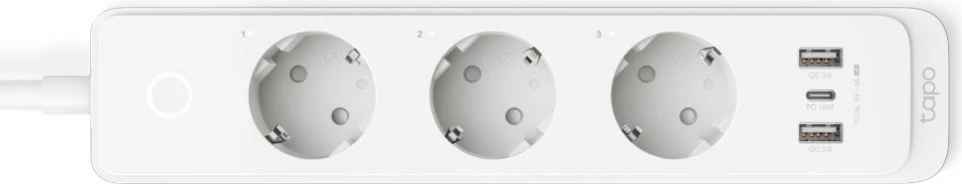 Shirit elektrik TP-Link Tapo P300, 3 dalje AC, 1.5 m, i bardhë