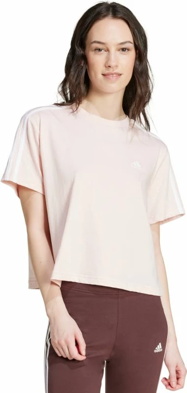 Maicë crop adidas femra, bezhë