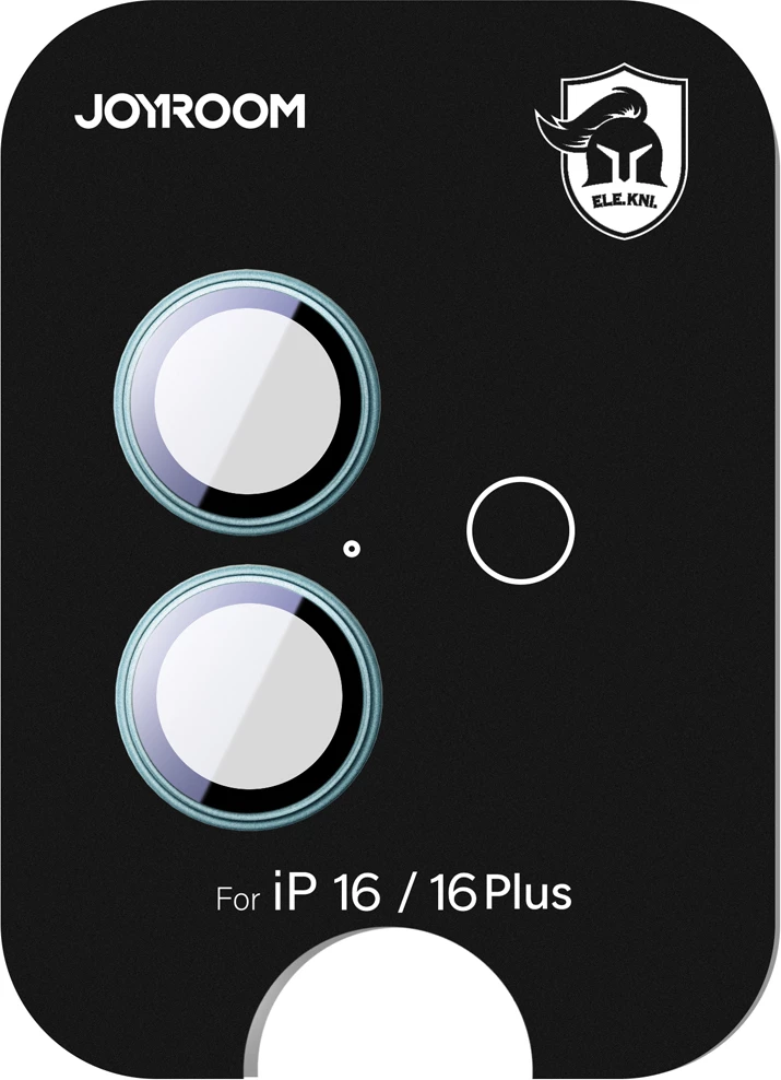 Xham mbrojtës Joyroom JR-MFY0258 për lente të iPhone 16/16 Plus, i gjelbër