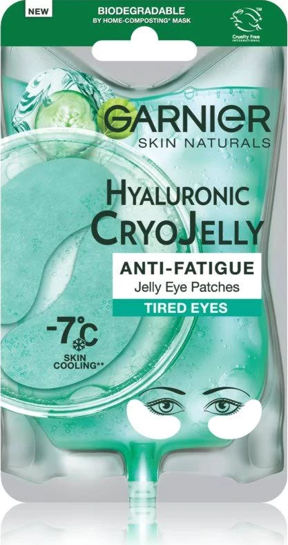 Patches për sytë kundër lodhjes Garnier Skin Naturals Cryo Jelly, 6 gr