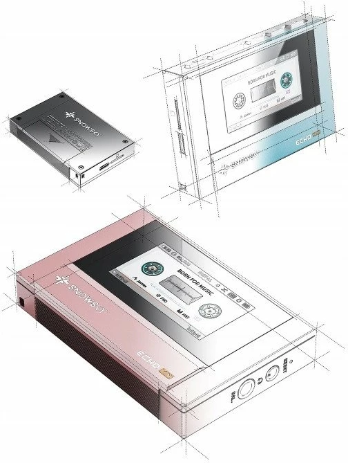 Player muzikor portativ Hi-Res FiiO SNOWSKY ECHO MINI 8GB, ekran 1.99\", Bluetooth 5.3, i zi