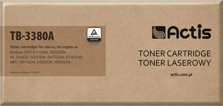 Toner zëvendësues Actis TB-3380A për printerë Brother 