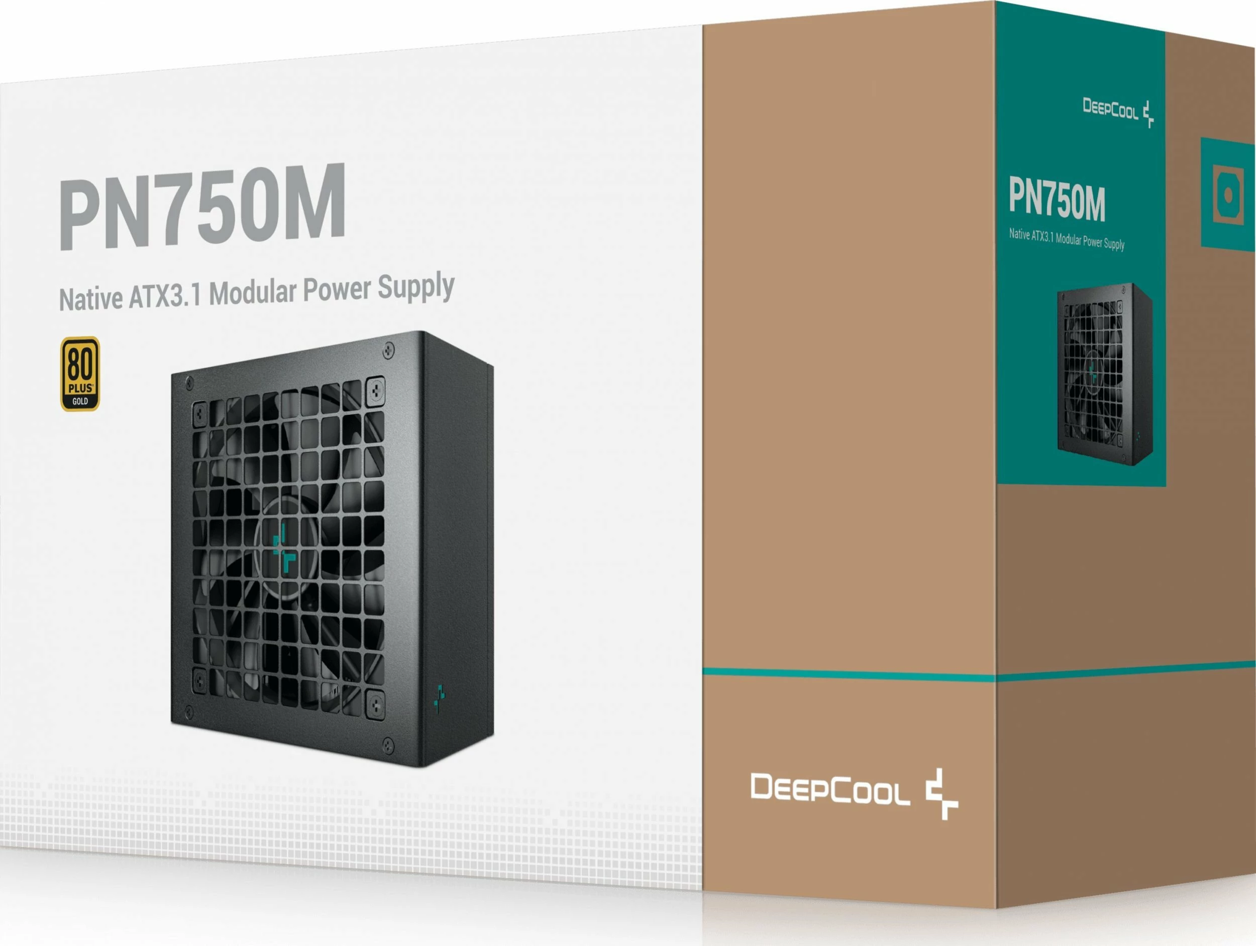 Furnizues energjie Deepcool PN750M R-PN750M-FC0B-JGEU 750W 80 Plus Gold, full modular
