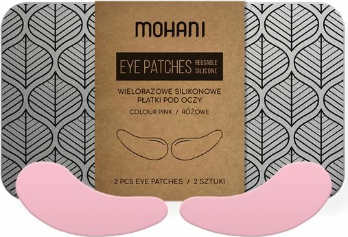 Patches për sy silikon Mohani rozë 2 copë