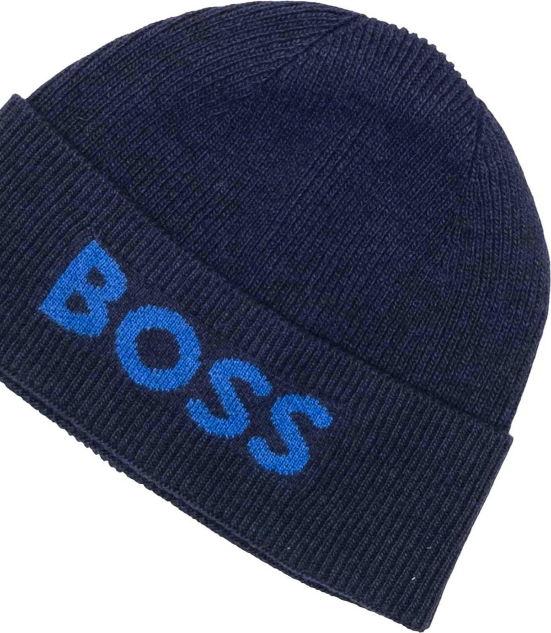 Kapelë dimri për meshkuj BOSS Elios_Hat 10274291 01 50548777, e kaltër e errët