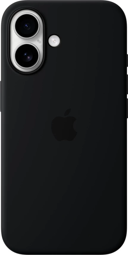 iPhone 16 Silicone Case with MagSafe Black