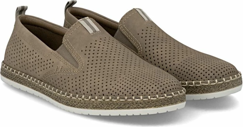 Mokasina lëkure për meshkuj Rieker B5286-25, kafe