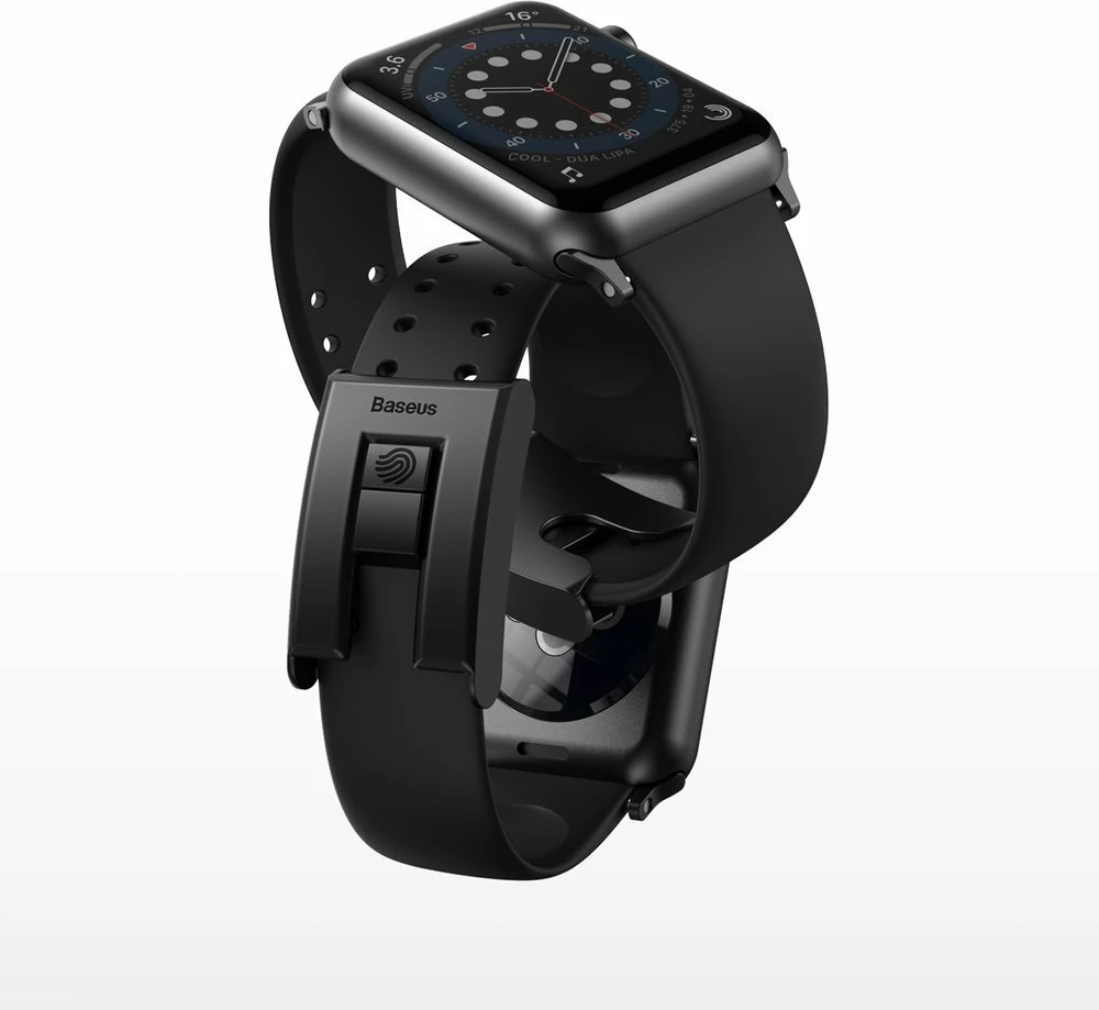 Rrip Baseus për Apple Watch Series 3/4/5/6/SE 38mm/40mm, i zi