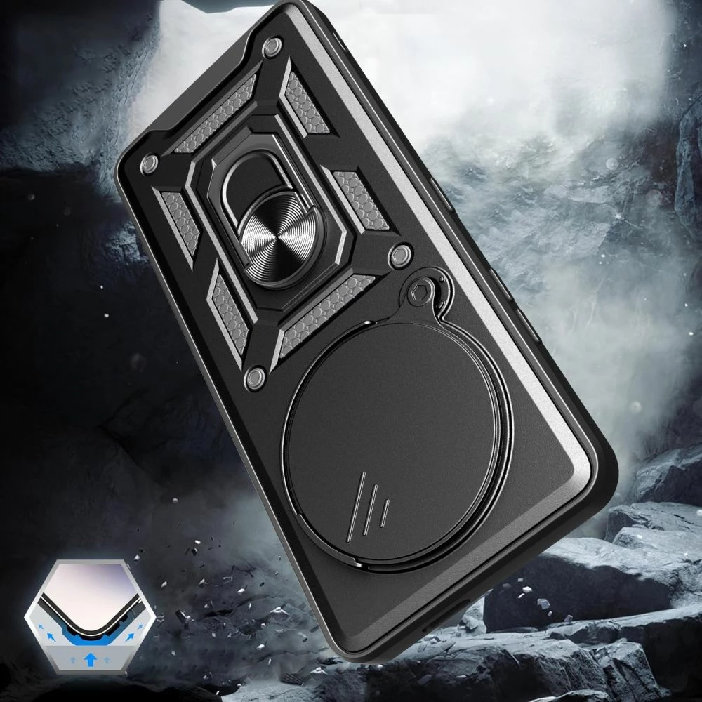 Mbështjellës Tech-Protect CamShield Pro për Realme 14 Pro 5G, i zi