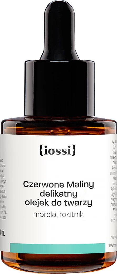 Vaj për fytyrë Iossi Red Raspberries Gentle Face Care Oil për femra, 30ml