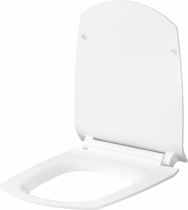 Kapak ulëse WC Cersanit Carina Slim K98-0135, soft-close, antibakterial, Duroplast, easy-off, bardhë