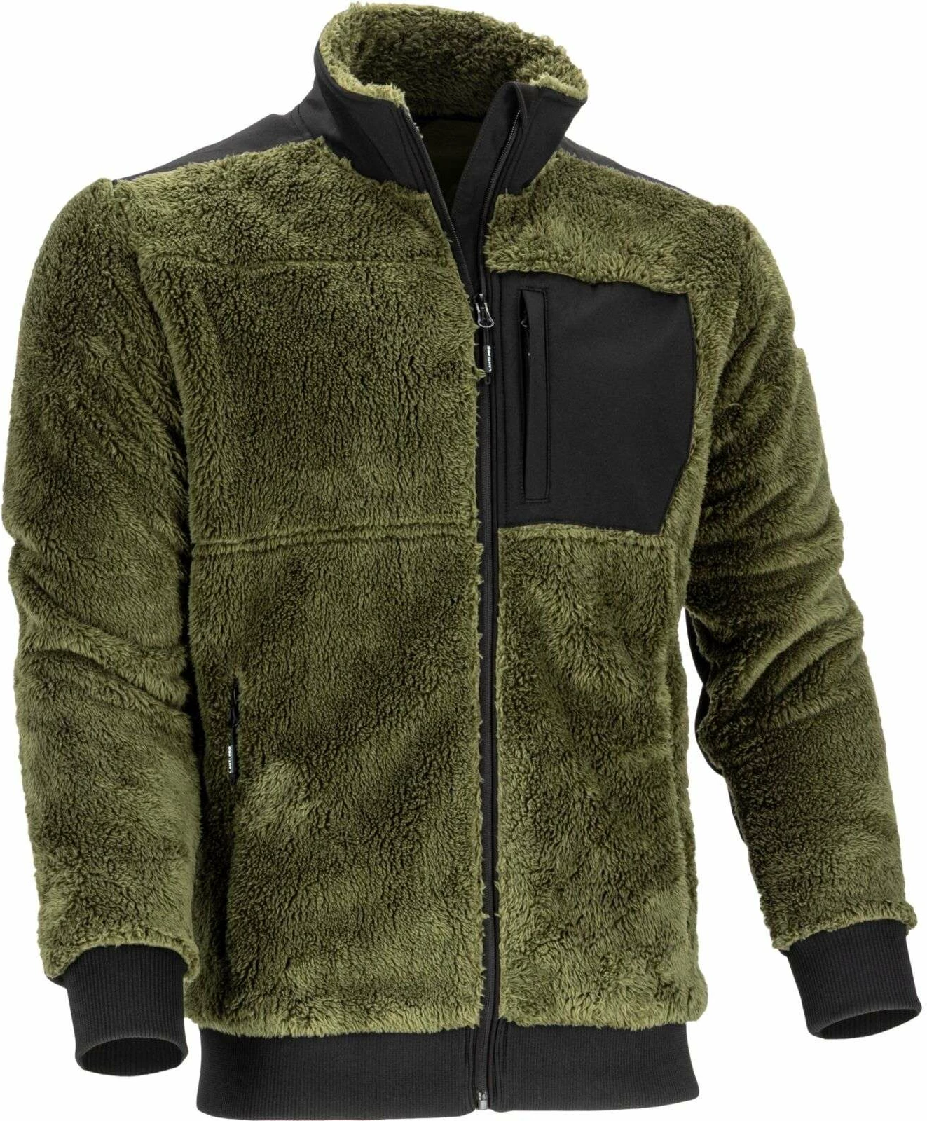 Xhaketë flis Sherpa për meshkuj LAHTI PRO L4015406, 300 g/m², 3 xhepa me zinxhir, 3XL, e gjelbër