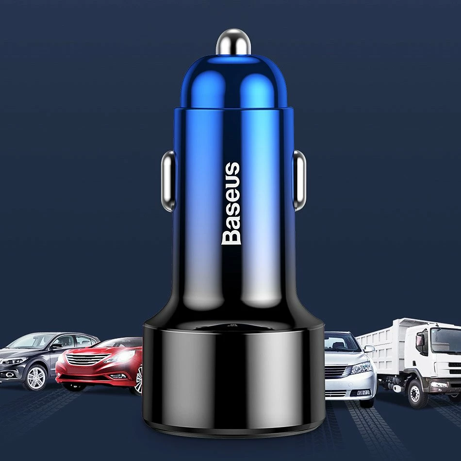 Karikues veture Baseus Magic Series PPS CCMLC20C-01, 45W, USB-C/USB-A, me ekran, zi
