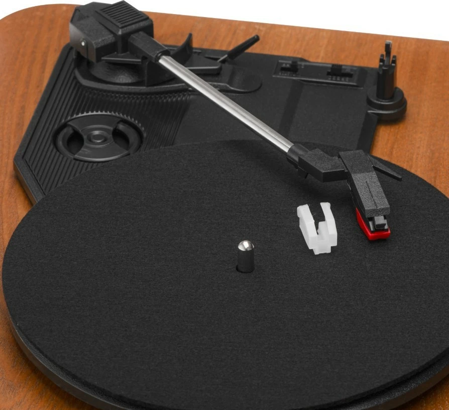 Gramafon Adler AD1914Wood me Bluetooth, USB, ngjyrë dru