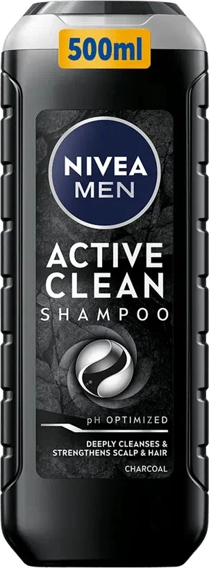 Shampon për meshkuj Nivea Active Clean 500ml