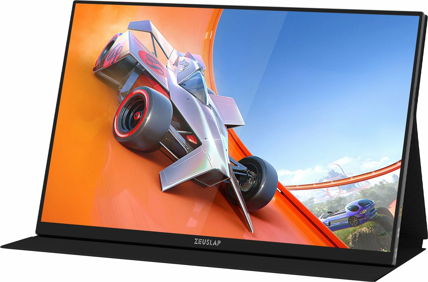 Monitor portativ Zeuslap P16KT 16" IPS 2.5K 2560x1600 144Hz touchscreen, i zi, set me kabllo + adapter