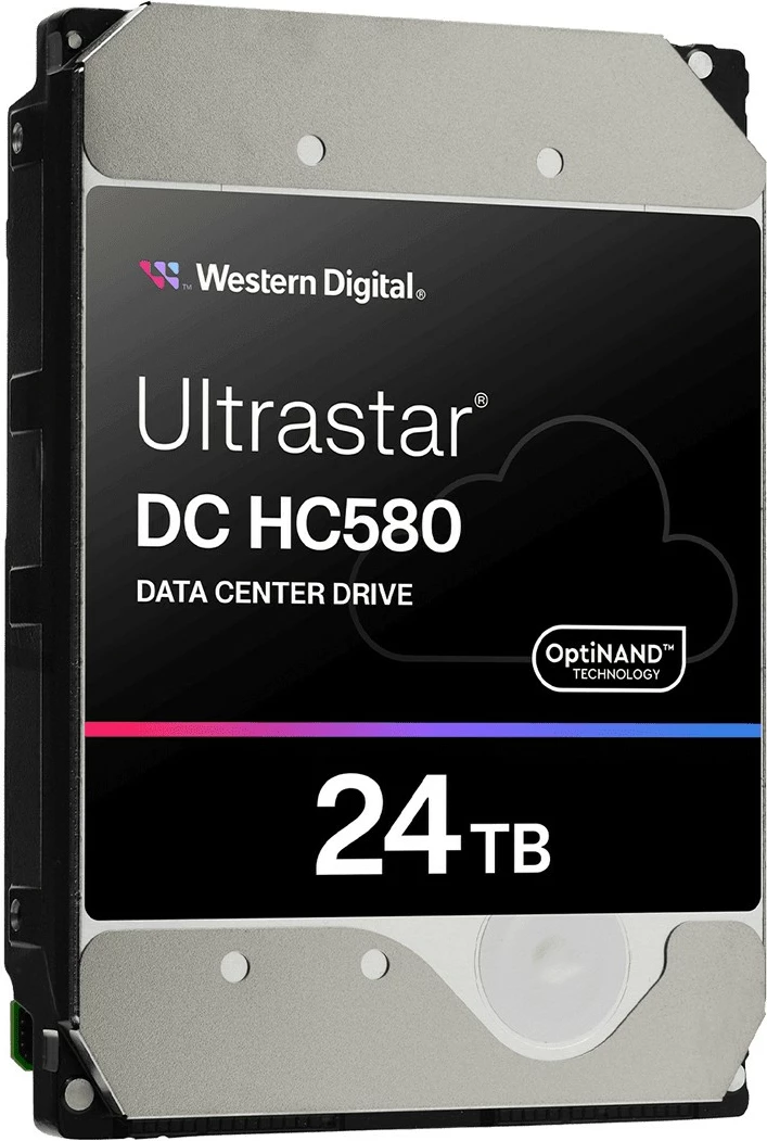 HDD Western Digital Ultrastar DC HC580, 24 TB, 7200 RPM, 512 MB, 3.5", Serial ATA