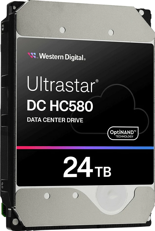 HDD Western Digital Ultrastar DC HC580, 24 TB, 7200 RPM, 512 MB, 3.5", Serial ATA