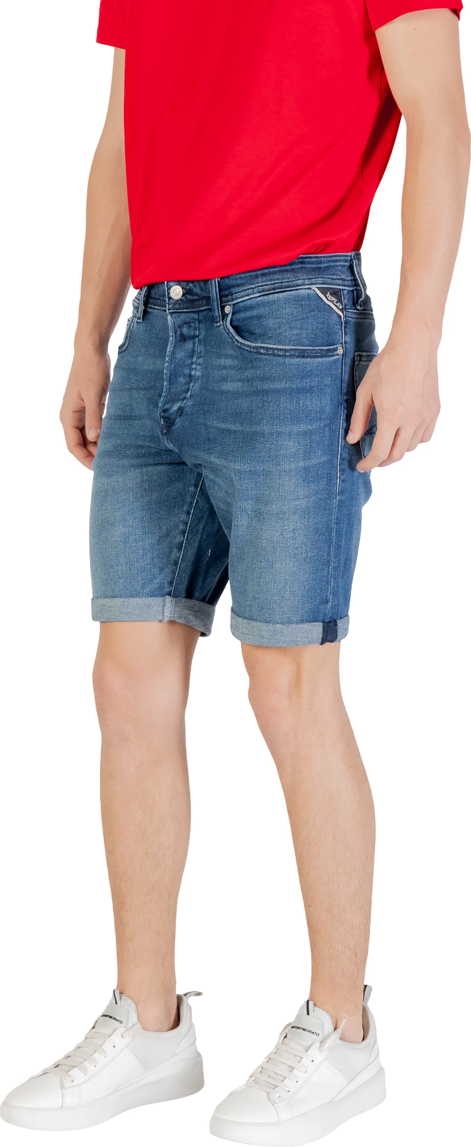 Shorce për meshkuj Replay MA981Y.000.261 C39, blu denim [Madhësia: W29]
