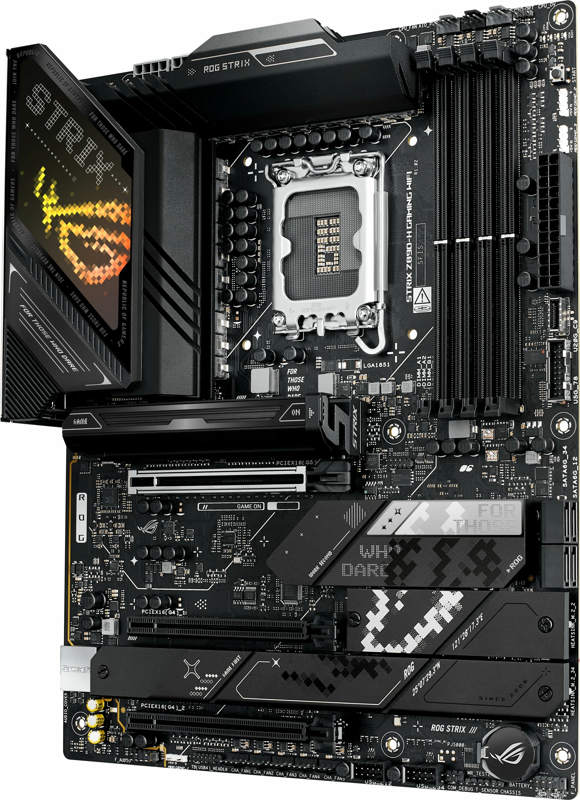 Pllakë amë ASUS ROG STRIX Z890-H, Intel, LGA 1851, DDR5-SDRAM, 256 GB