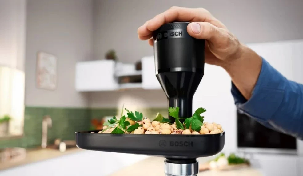 Makinë mishi Bosch MFWS440B, 1900 W, E zezë, Argjendtë