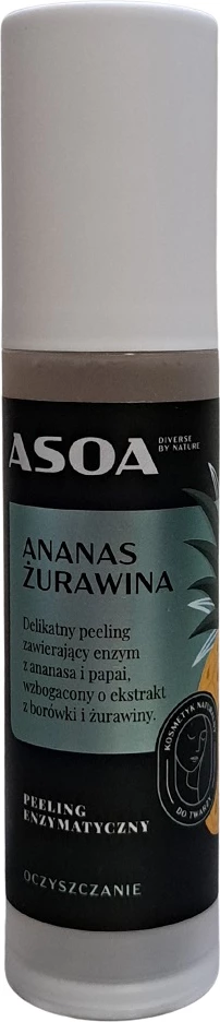 Peeling për fytyrë Asoa Ananas-Çuravinë 50ml për femra