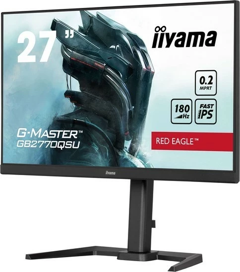 Monitor iiyama G-Master GB2770QSU-B6, 27'', Fast IPS, 180Hz, i zi