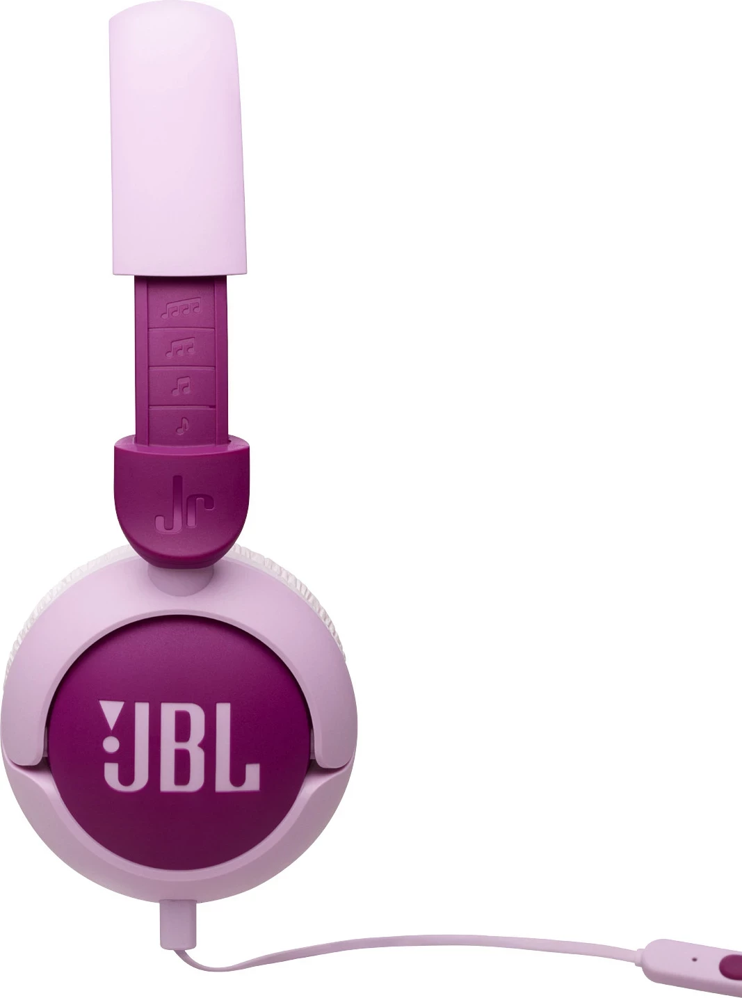 Kufje JBL JR 320 për fëmijë, on-ear, 85 dB, me kabllo 3.5 mm 1.2 m, vjollcë