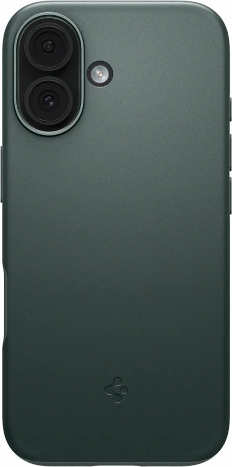 Mbështjellës Spigen Thin Fit MagSafe për iPhone 17, polikarbonat i hollë, me unazë magnetike, jeshile