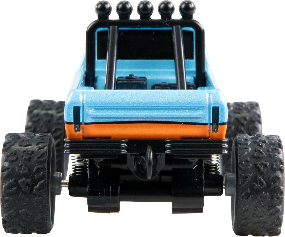 Monster truck me telekomandë AMEWI 22698, 1:64, 2.4 GHz, Li-Ion 200 mAh, blu/portokalli