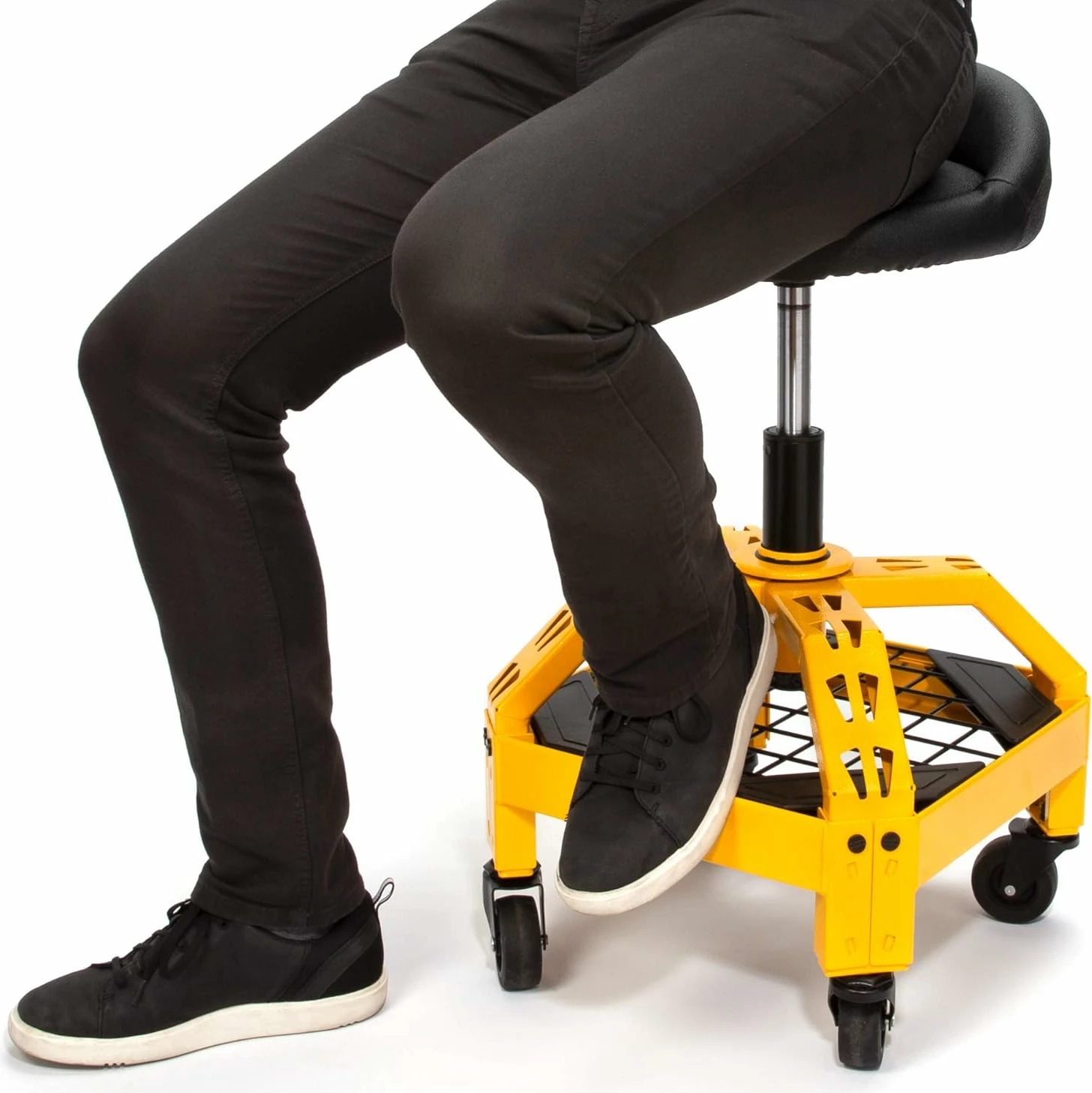 Stol rotativ me rrota Stanley DXSTAH025, 136 kg, lartësi e rregullueshme 57-68 cm