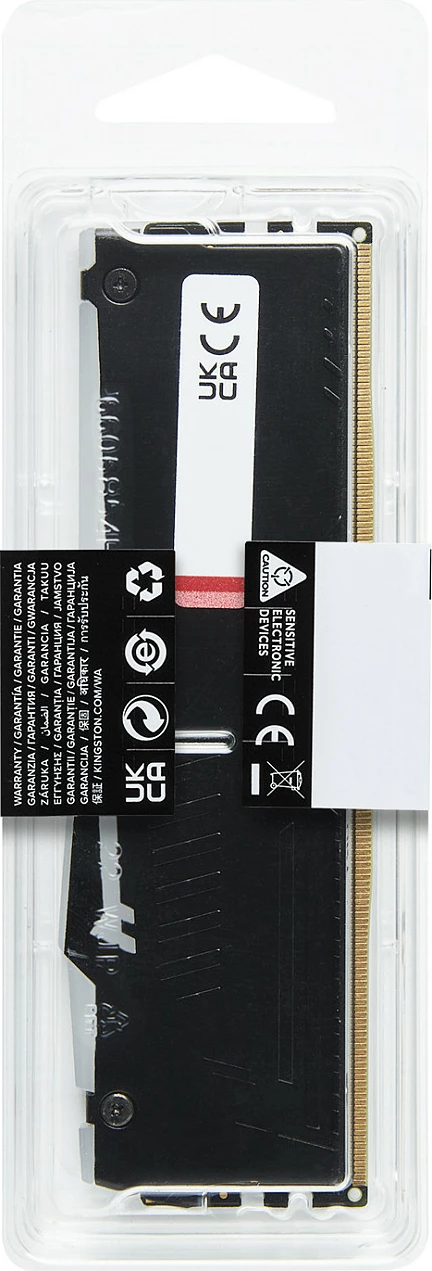 RAM Memorje Kingston FURY Beast RGB EXPO 16GB DDR5 6400MT/s CL32 e zezë