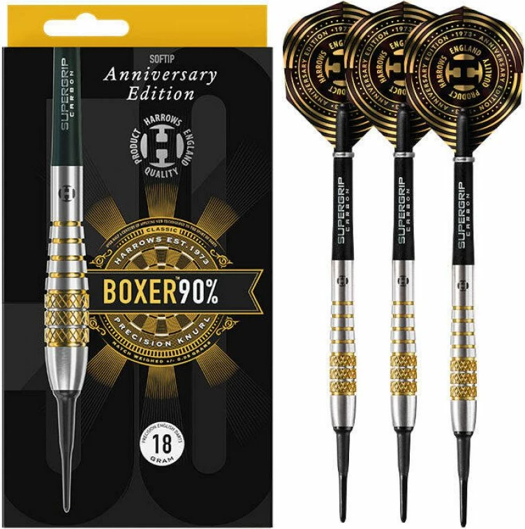 Shigjeta dart Harrows për meshkuj, Boxer Bomb 90% softip