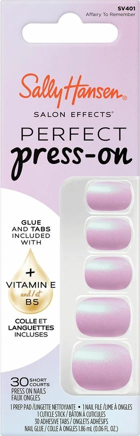 Thonj artificial Sally Hansen Salon Effects 401 Affairy to Remember për femra, 30 copë