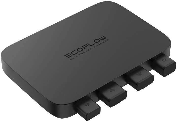 Karikues alternatori EcoFlow, model 5015501001, për makina dhe RV, 800W, i zi