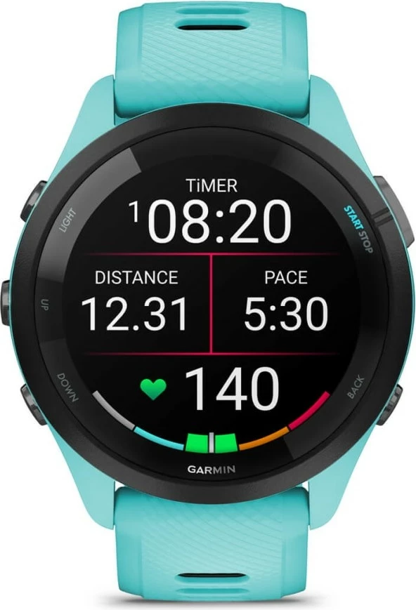 Smartwatch Garmin Forerunner 265, 8 GB, AMOLED, GPS, Blu