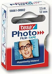 Shirit ngjitës Tesa Photo Film-Tape, 7.5 m x 12 mm, dyanshëm