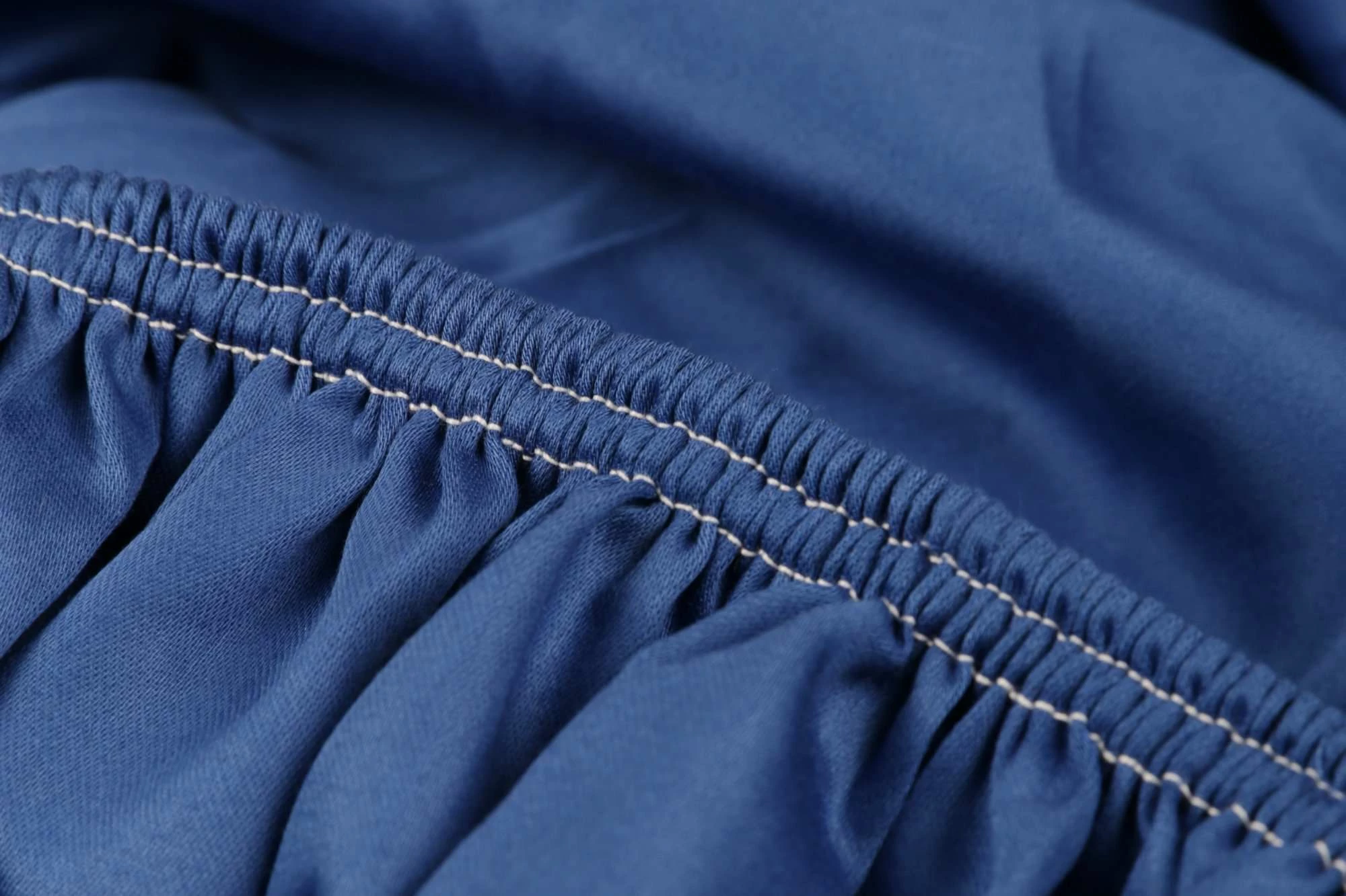 Set mbulesë jorgani super king satin, ngjyrë e kaltër e errët, L'Essentiel Linge de Maison