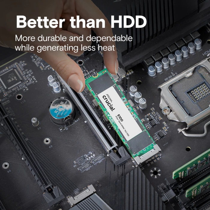 SSD Crucial E100 1TB PCIe Gen4 NVMe M.2 2280