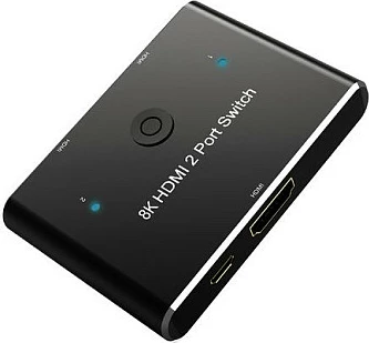 HDMI switch ROLINE 14.01.3592, 8K 60Hz, 2x HDMI hyrje 1x HDMI dalje, Micro USB, i zi
