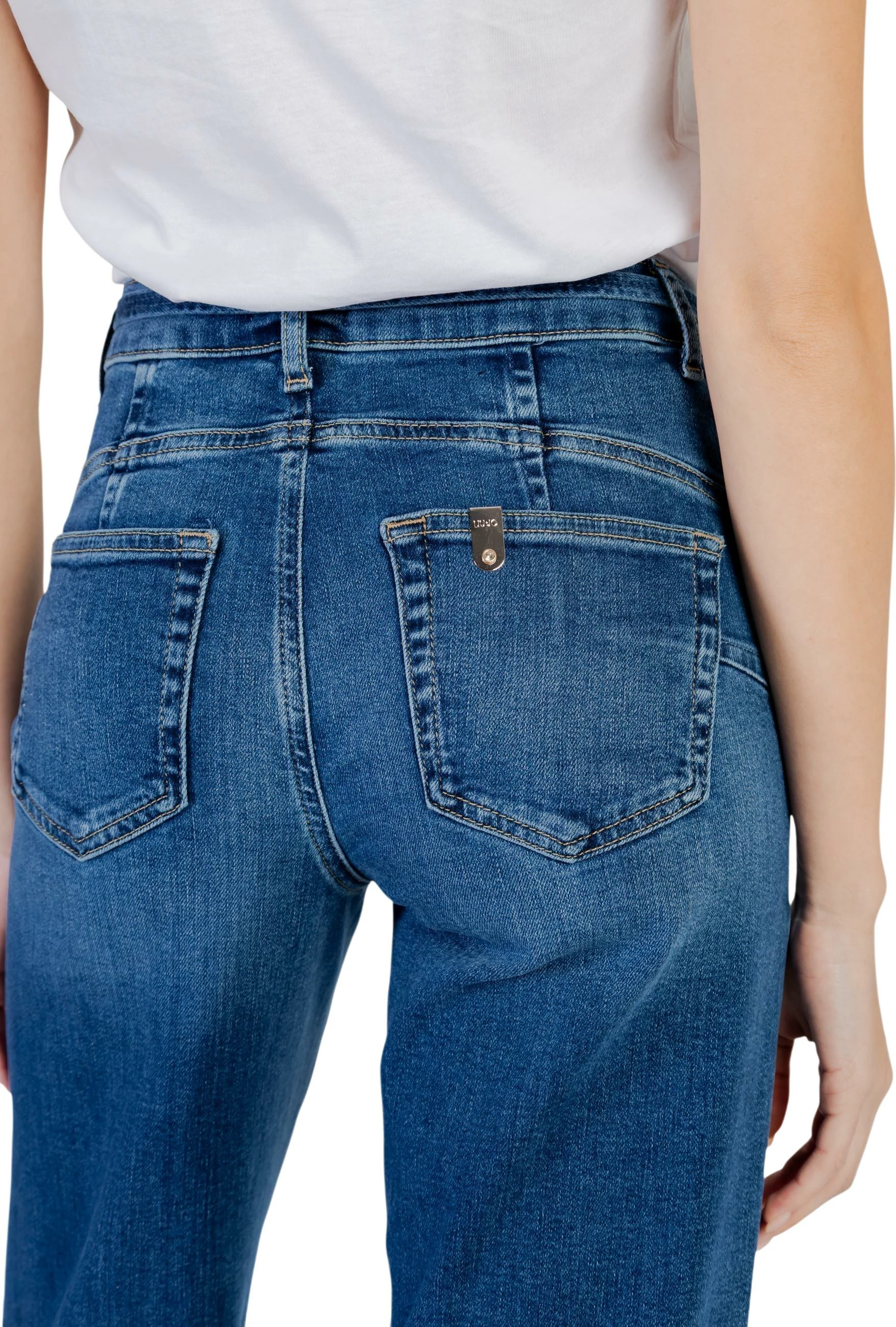Xhinse për femra Liu-Jo B.UP GOOD FLARE H.W. UA6160 D0264, denim blu [Madhësia: W33]