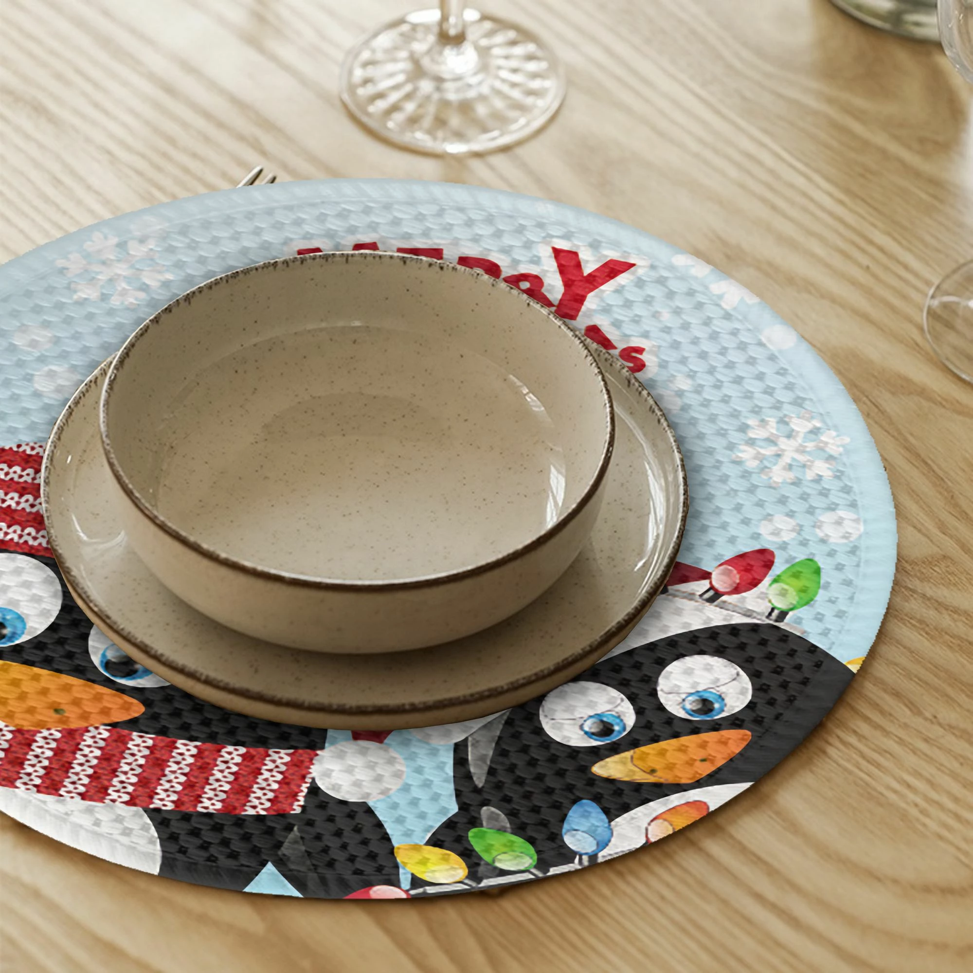 Set 4 mbulesa tavoline, Hermia Concept, model Krishtlindjesh, 37cm