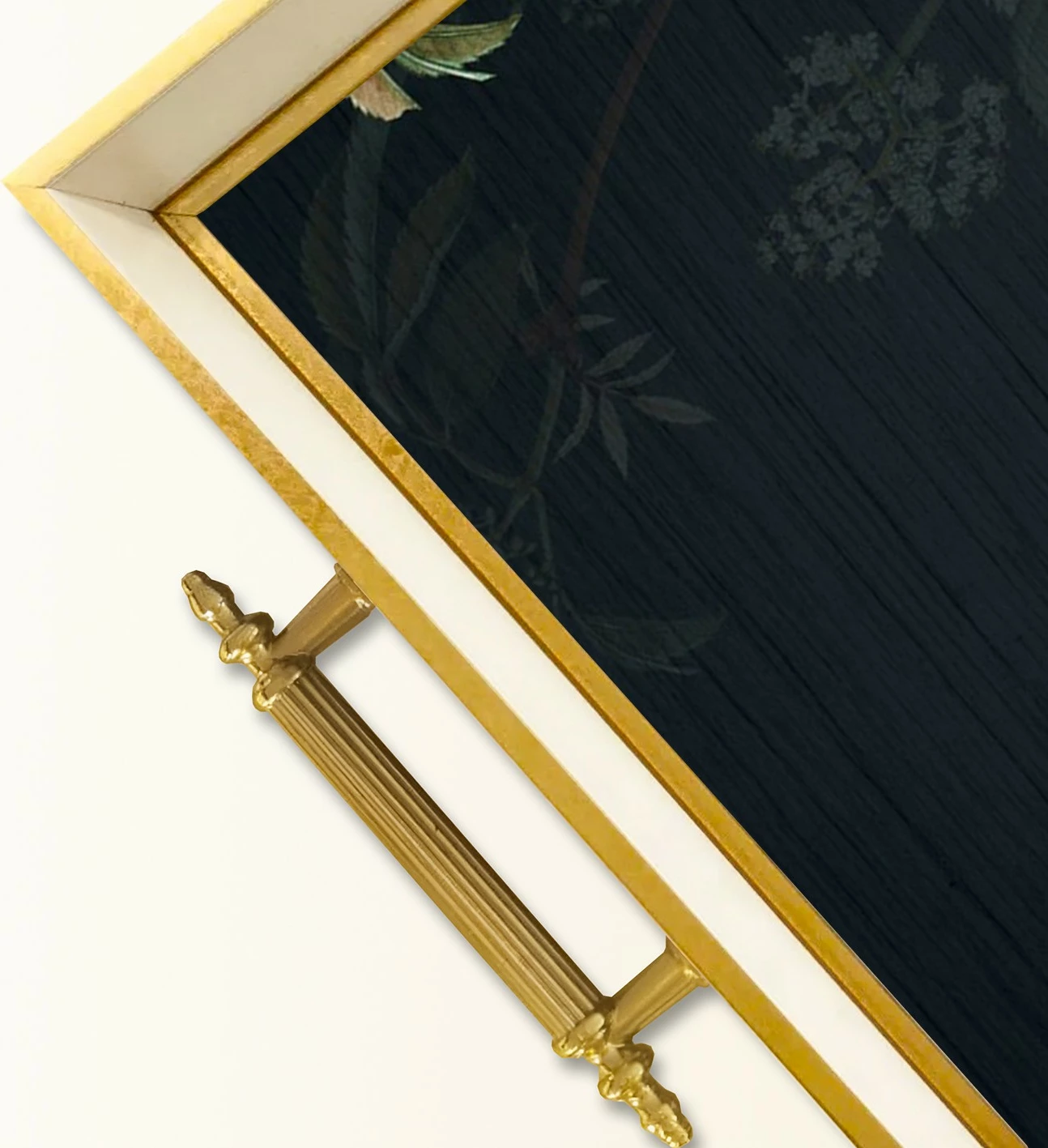 Tabaka xhami Aberto Design, shumëngjyrëshe, TPB9902, 50x29x3.5 cm