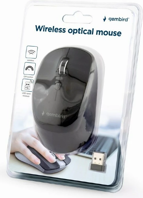 Maus Gembird, 1600 DPI, i zi