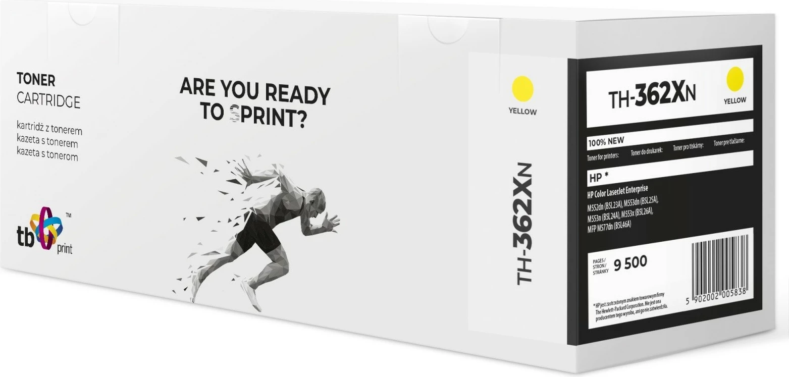 Toner TB Print TH-362XN për HP CLJ M552/M553/M577, e verdhë