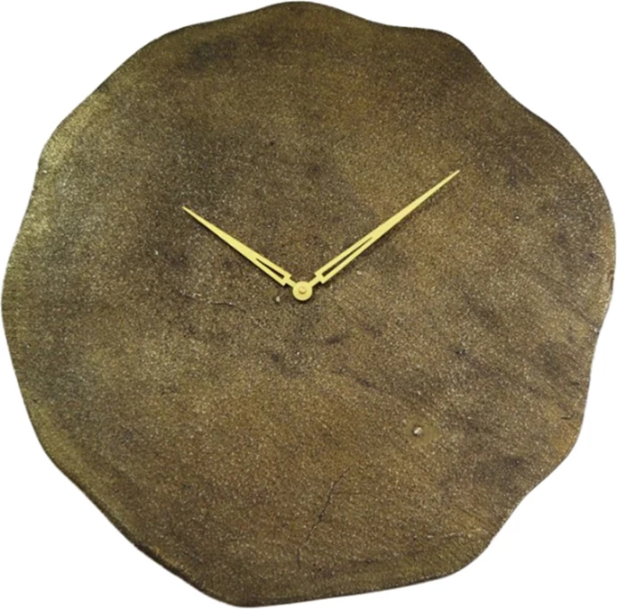 Orë muri ONDA, alumin, ngjyrë bronzi antik, 47x47x1cm