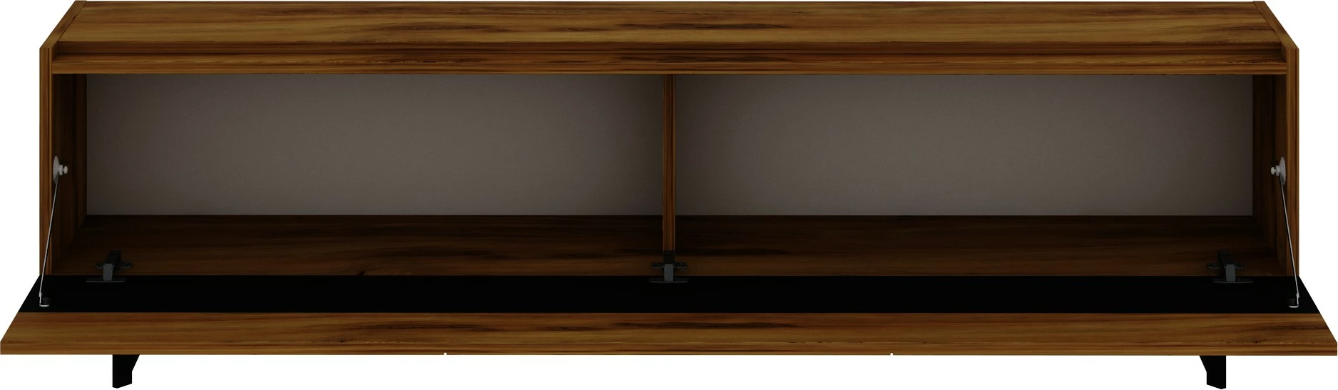Komodë TV Skye Decor, e zezë, lis