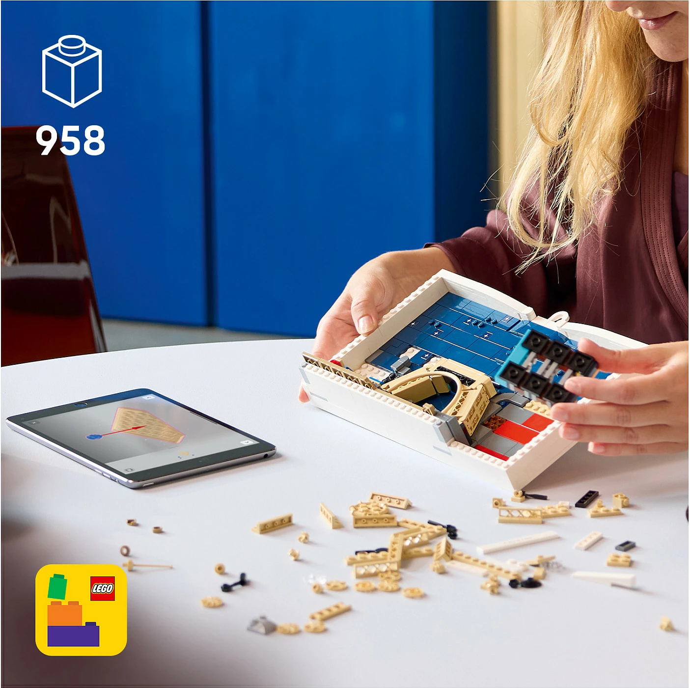 Set ndërtimi LEGO Architecture Paris City of Love 21064, 958 copa, multikolor